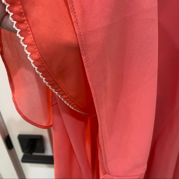 Anthropologie VanessaVirginia chiffon maxi skirt. Sz LP. - Picture 4 of 6